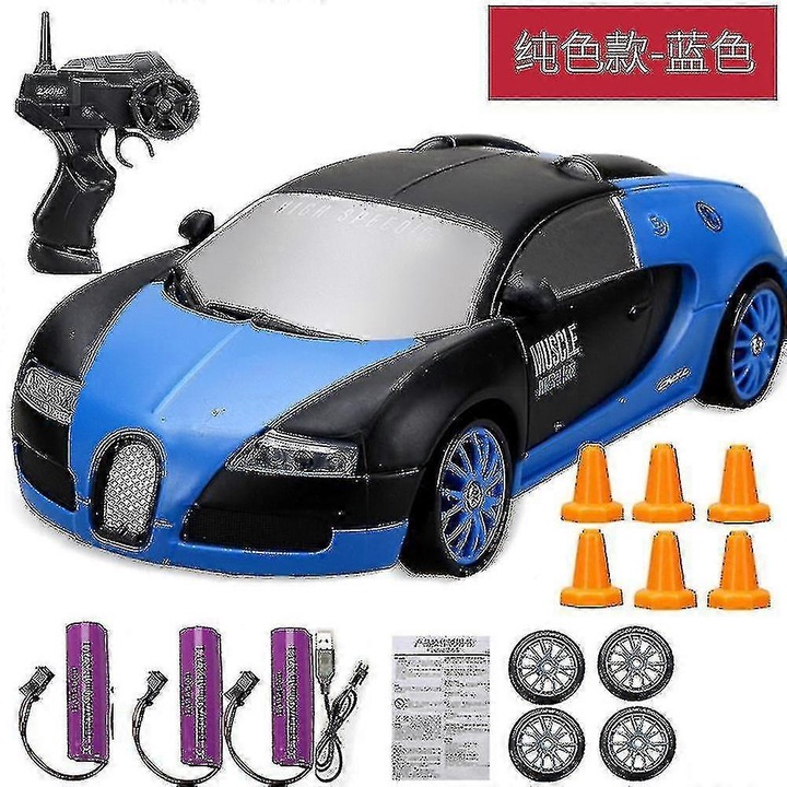 Masinuta RC Drift, 1:24, 4 canale, 20 minute timp de zbor, 18x8x5 cm, set complet