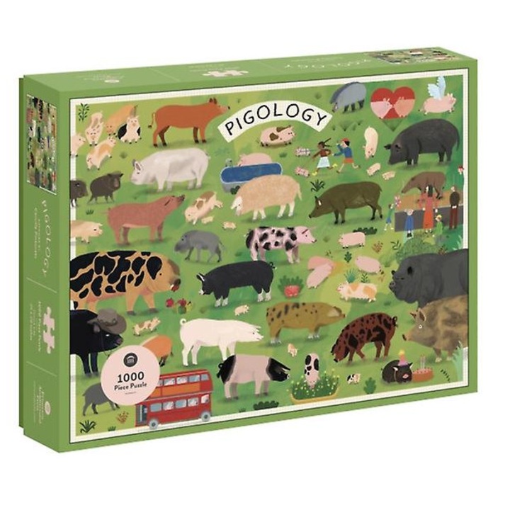 Puzzle, 1000 piese, Animale din ferma