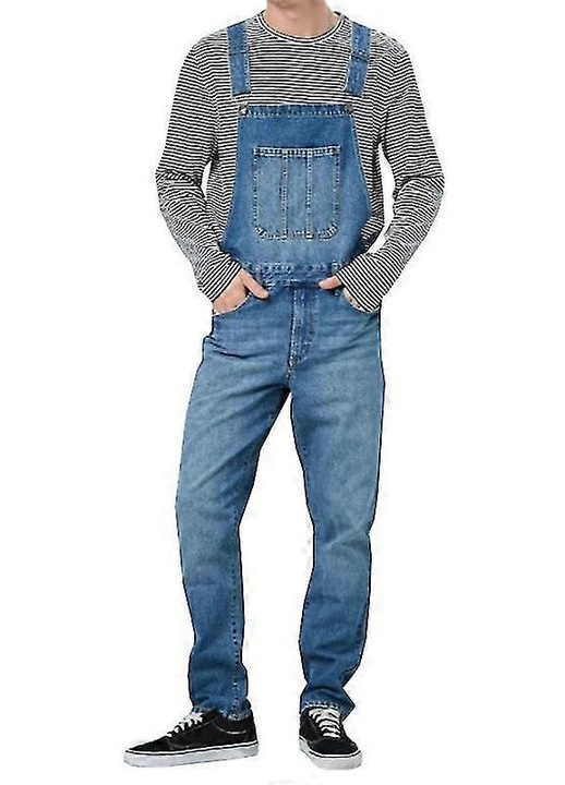 Férfi overall, Farmer, Világoskék, 2XL INTL