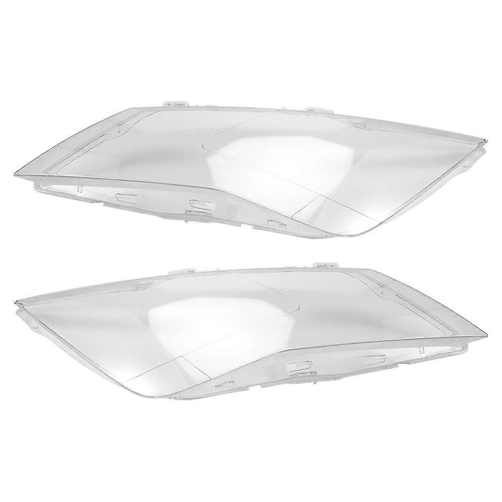 Capac faruri auto set 2 buc, transparent, pentru Seat 2013-2018