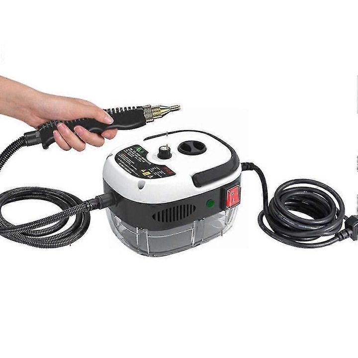 Aparat de curatat cu abur, 2500W, 900ml, alb/rosu, 3 duze, set