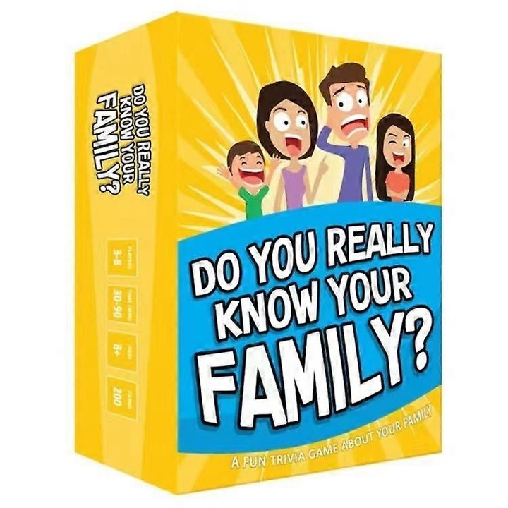 Társasjáték, Do You Really Know Your Family?, családoknak, 8+ éveseknek
