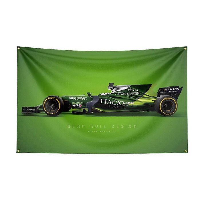 Steag decorati, poliester, 90x150cm, personalizat, pentru garaj