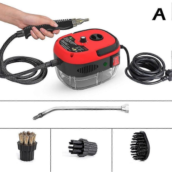 Aparat de curatat cu abur, 2500W, 900ml, 3 perii
