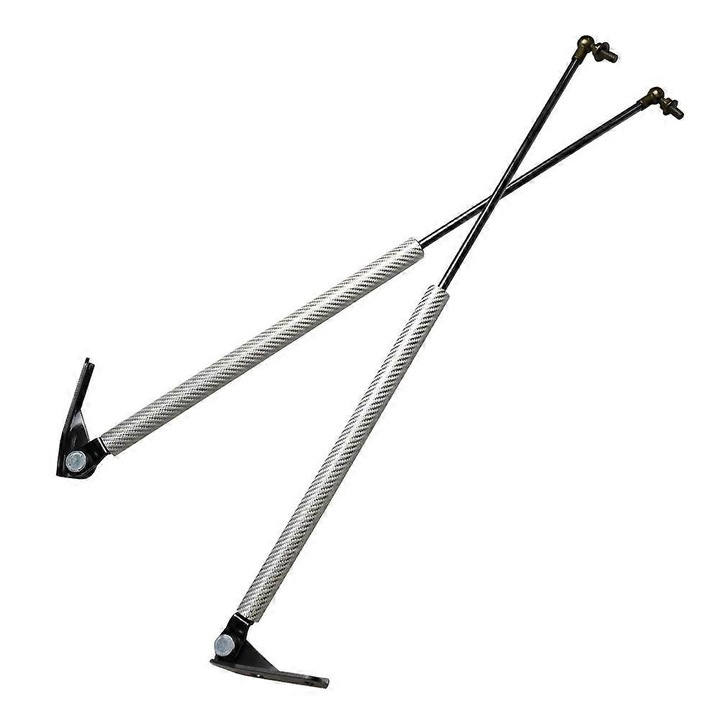 Gázrugók Subaru Outback Legacy csomagtartóhoz, 2 db-os készlet, meghosszabbított hossz 586 mm, fém+műanyag, ezüst