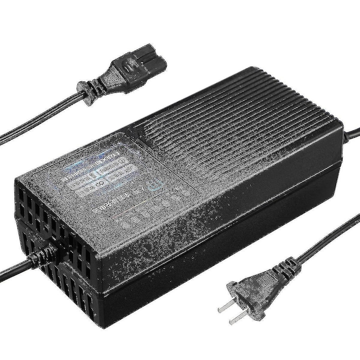 Incarcator electric 60V 20AH, protectie la supracurent, carcasa din plastic, negru, 18x8x6cm