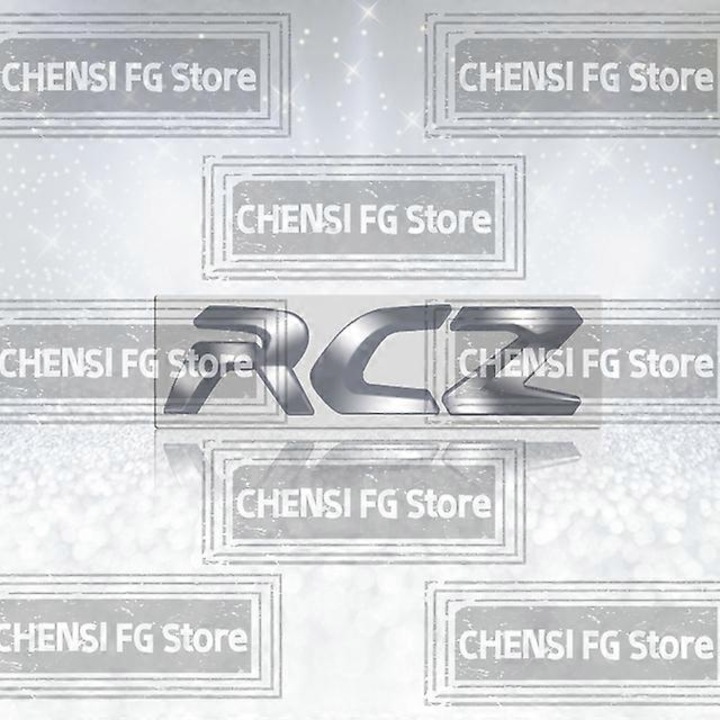 Autocolant metalic 3D pentru Peugeot RCZ, argintiu lucios, set de 1 bucata
