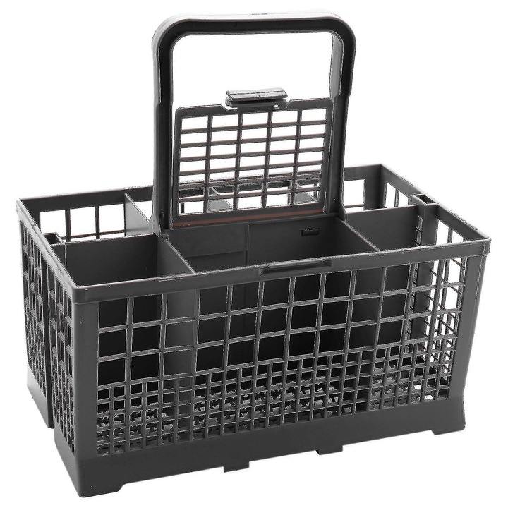 Cos pentru tacamuri, gri, 1 compartiment, accesorii masina de spalat vase