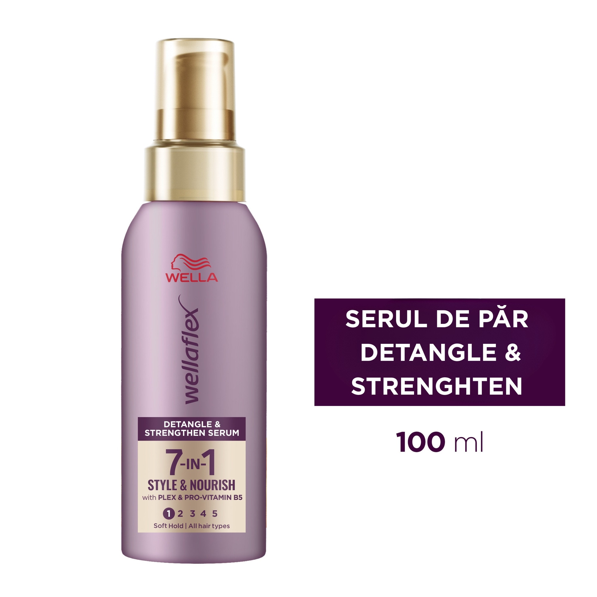 Ser pentru par Wellaflex 7IN1 Detangle & Strenghten 100 ml - eMAG.ro