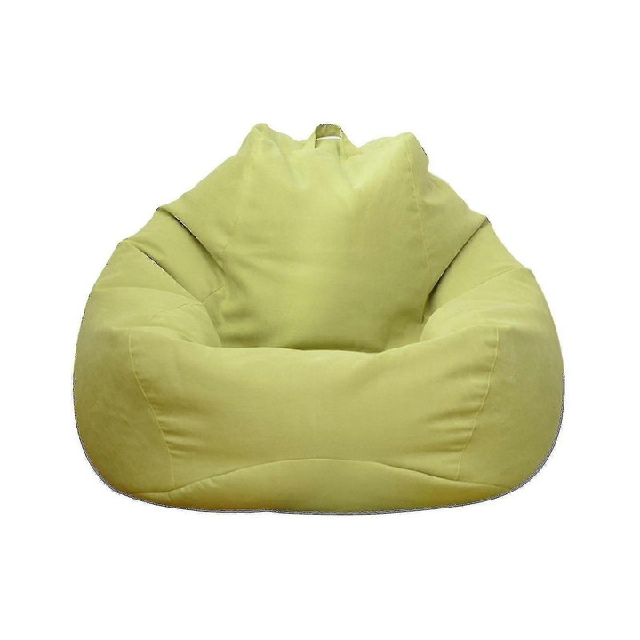 Husa pentru fotoliu bean bag, 80x90cm, verde