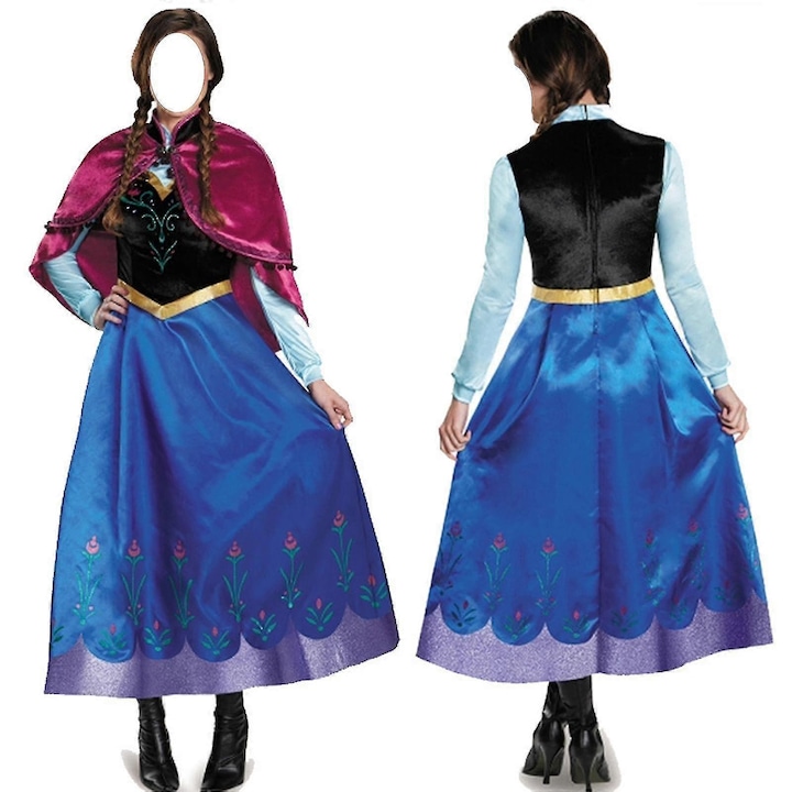 Set costume adult, masti si costume carnaval, Halloween, multicolor, S