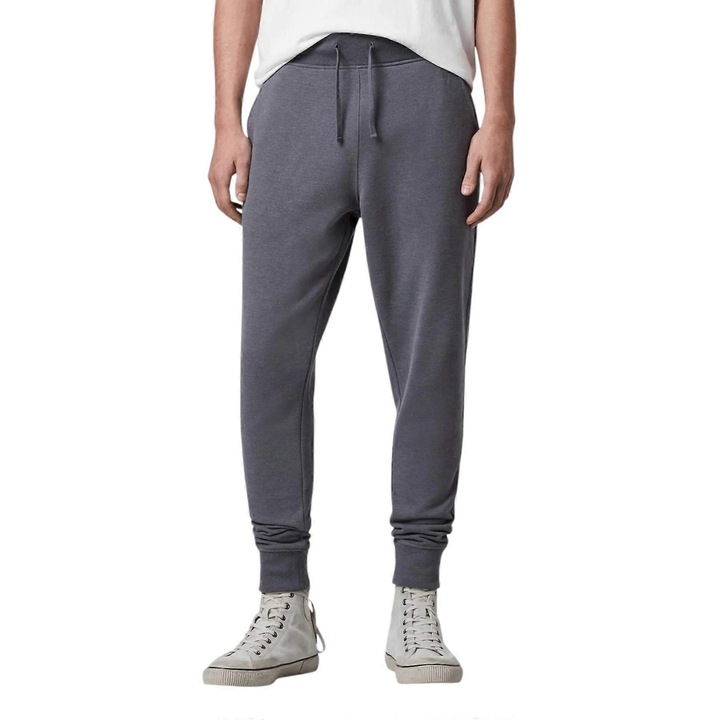 Pantaloni sport barbati, Bumbac, Gri inchis