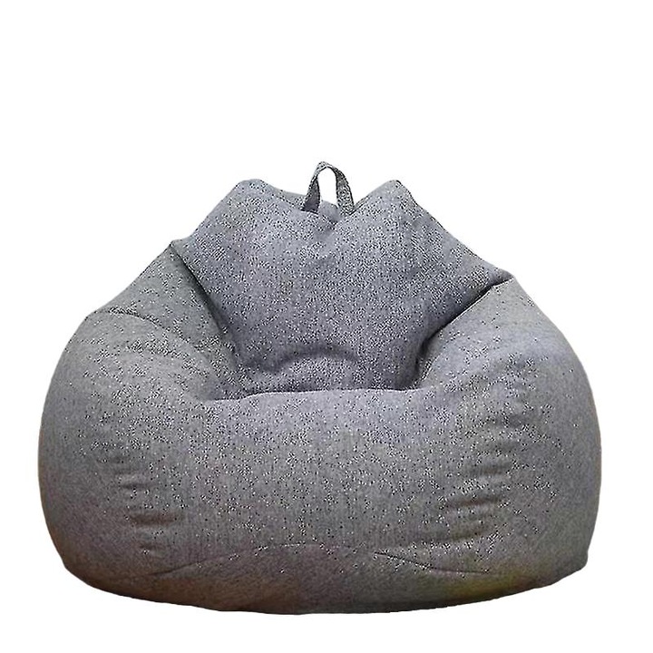 Husa pentru fotoliu bean bag, 100x120cm, gri
