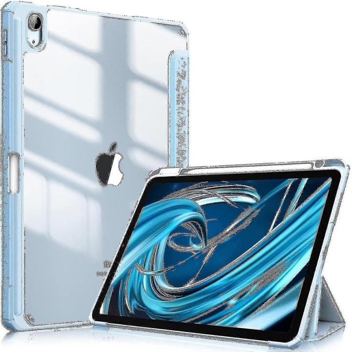 Husa tableta, Sky Blue, 5th Generation (2023) / 4th Generation (2023), dimensiuni compatibile.