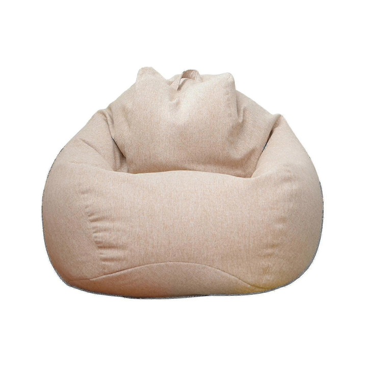 Husa pentru scaun bean bag, 100x120cm, bej