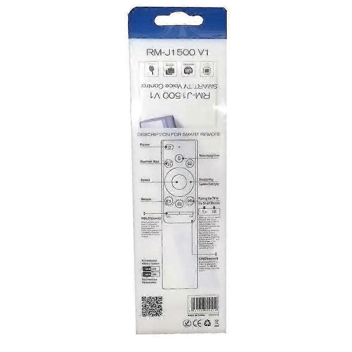 TV távirányító, Samsung kompatibilis, ABS anyag, 1 darab, 28x13.5x5cm