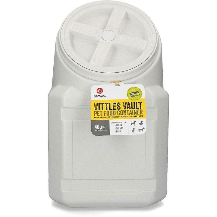 Cutie de depozitare pentru hrana Gamma Box, 35 litri, plastic de calitate alimentara, rezistent la umiditate si daunatori