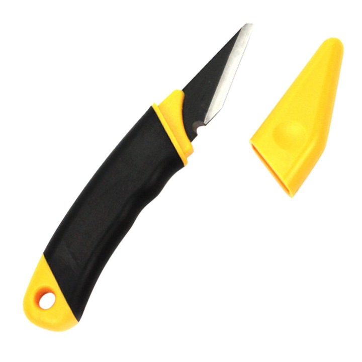 Cutit de craft Senkichi Kogatana, 173x53x13mm, cu maner ergonomic, cu teaca de protectie, pentru sculptura