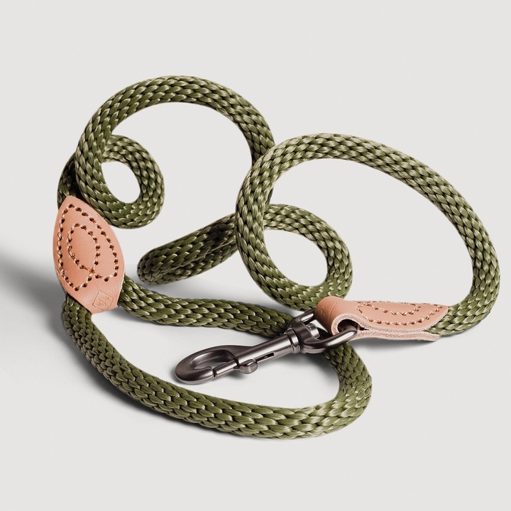 Lesa pentru caini, Ne&No® Design City, Verde masliniu, 120cm