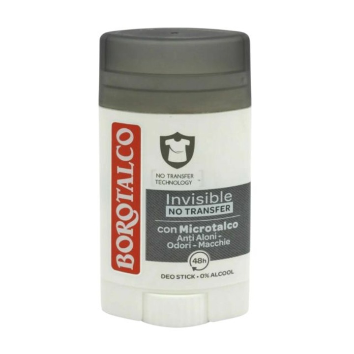 Deodorant stick INVISIBLE No Transfer Borotalco 40 ml