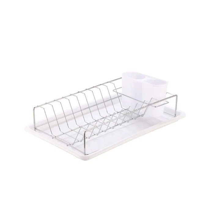 Scurgator Vase, Din Metal Si Plastic, 38 x 25 x 10 cm, Alb LM