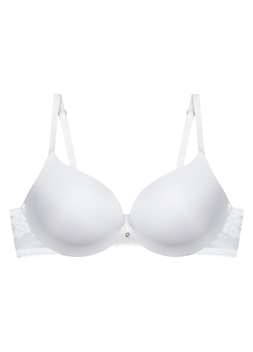 Sutien push-up alb Nickita Esotiq, Alb