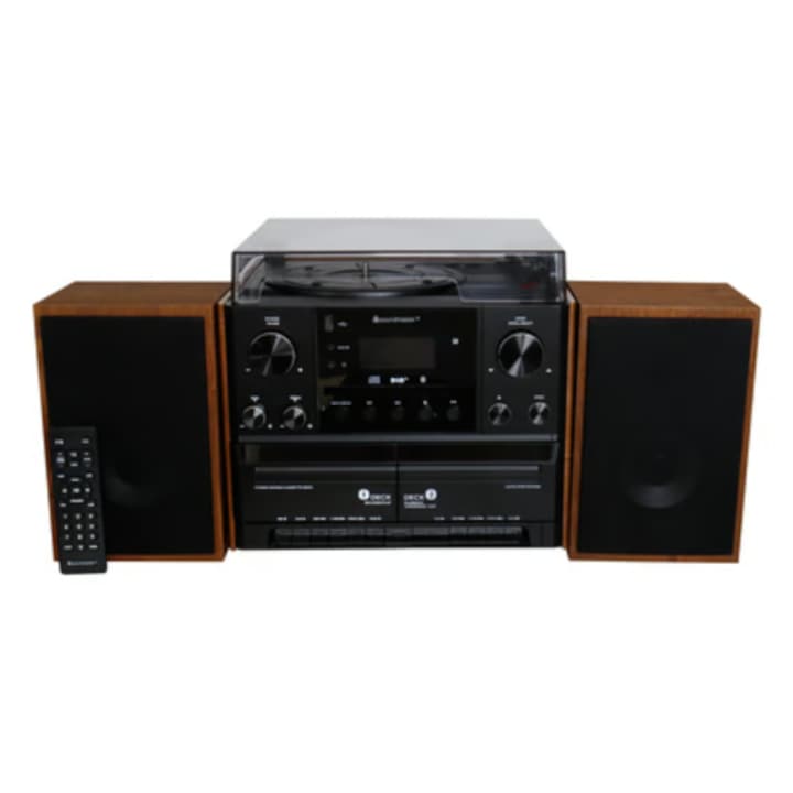 Sistem audio Soundmaster MCD5600, Bluetooth, 2 boxe, maro, 32x32, 5x29, 5cm