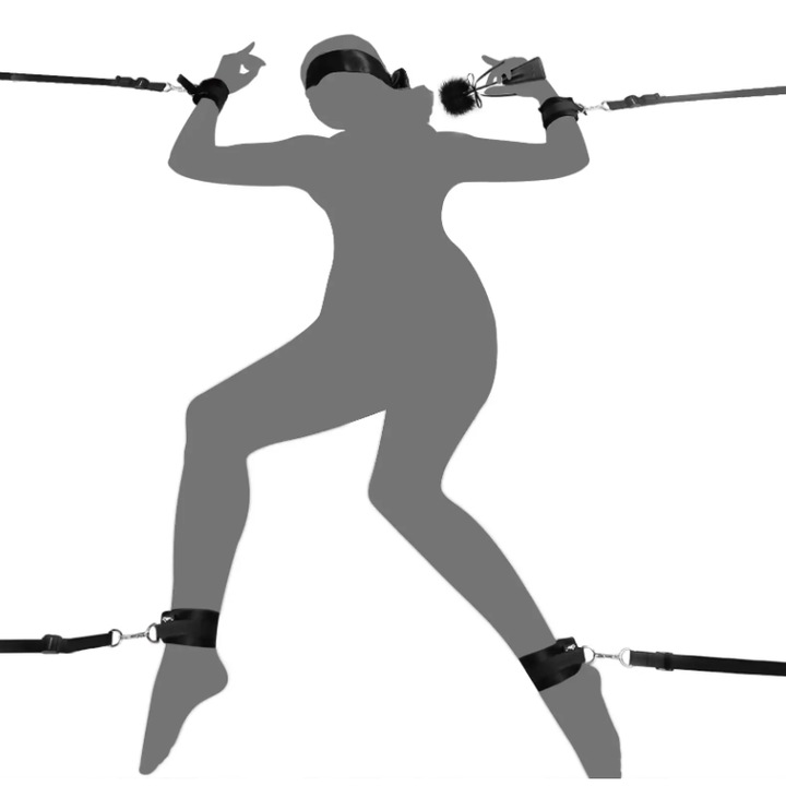 Set Catuse legat de pat BDSM pentru cupluri