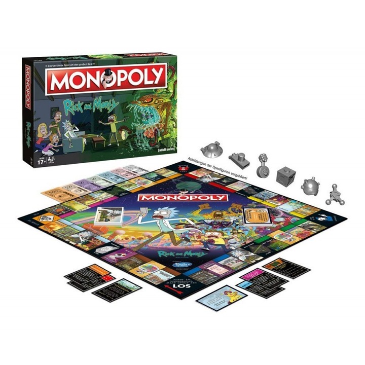 Rick és Morty Társasjáték Monopoly *Német Verzió*