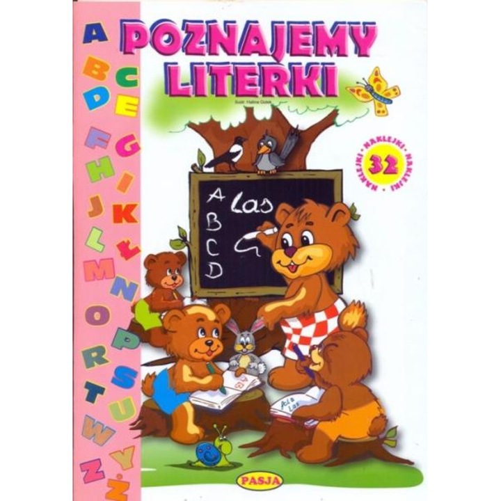 Poznajemy literki, Pasja, 32 stickere decorative