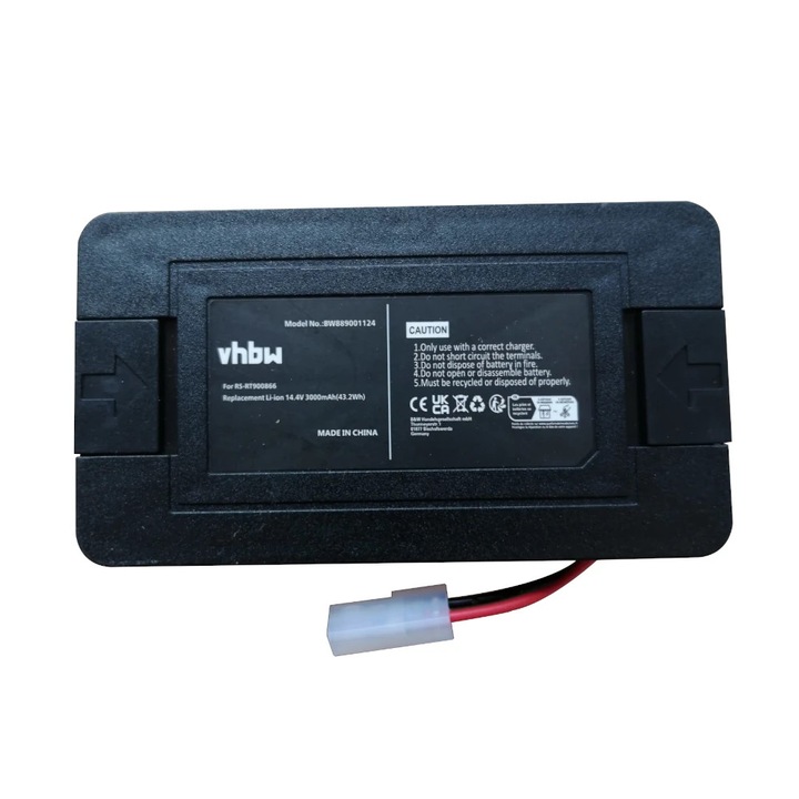 Acumulator Li-Ion VHBW 14.4V 3000mAh compatibil cu aspirator Rowenta RR682