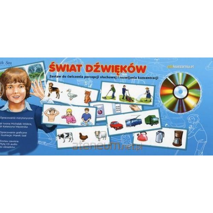 Swiat dzwiekow, Seventh Sea, set cu CD, 60 sunete, 20 ilustratii