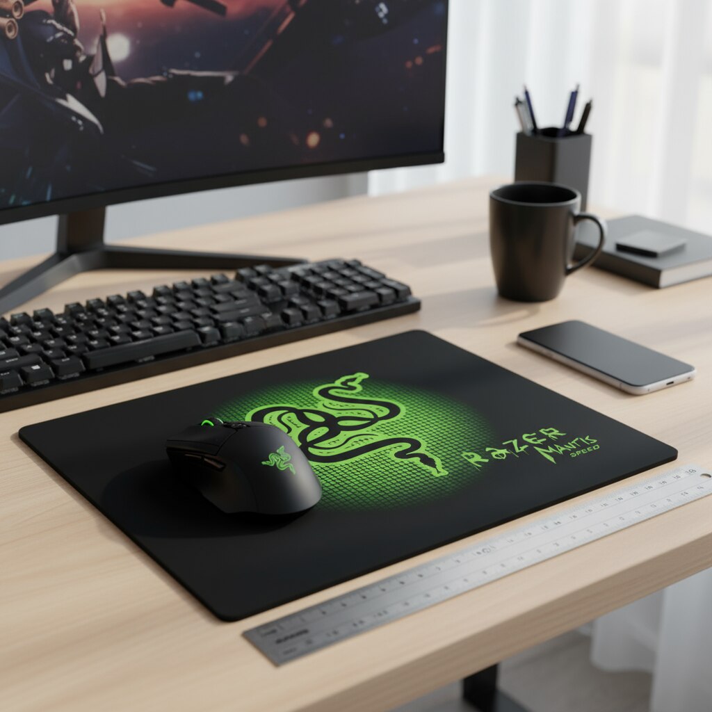 Mouse pad gaming Razer, 210 x 260 x 2 mm, negru - eMAG.ro