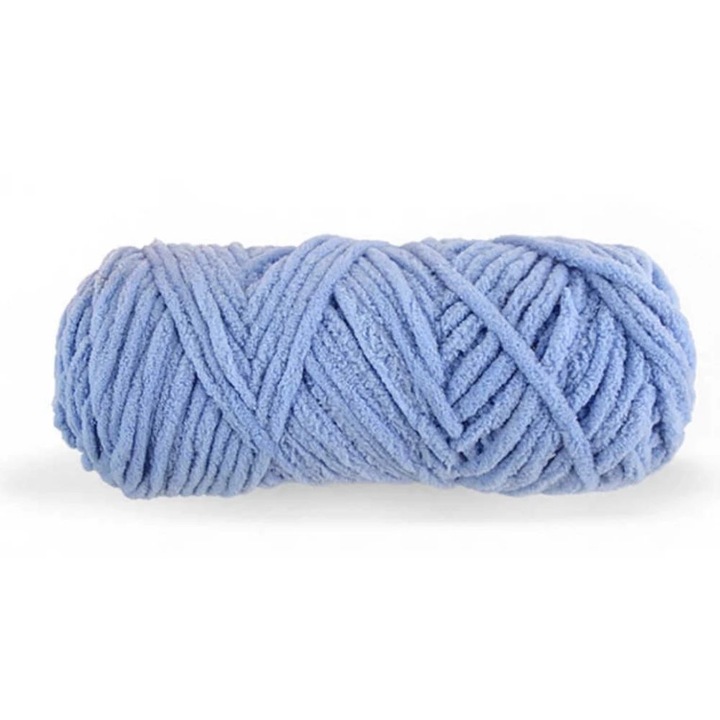 Akril fonal, 100g - halvány kék