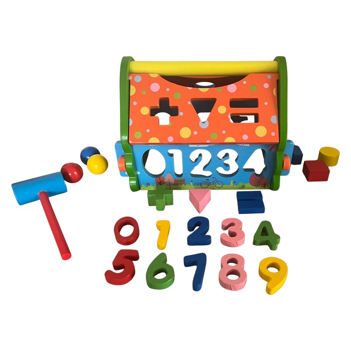 Vidám kis ház forma- és számszortírozó, Interaktív oktatójáték