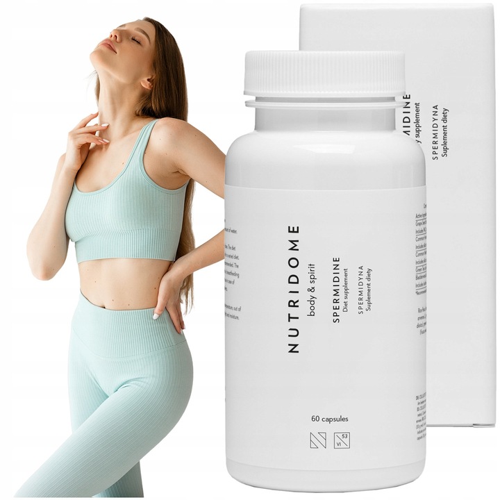 Supliment Alimentar, Nutridome, Spermidina Din Muguri De Grau, Regenerare Celulara, Concentrare Si Memorie, Sustine Sanatatea Si Detoxifierea, 60 Capsule