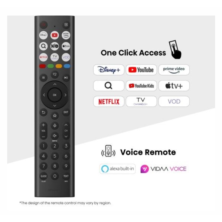 Televizor Hisense 65" E7Q, 4K Ultra HD 3840x2160, QLED, Quantum Dot, HDR 10+, HLG, Dolby Vision, DTS Virtual X, Smart TV, Senzor de lumină, WiFi Direct, BT, Anyview Cast, 3xHDMI, 2xUSB, LAN, CI+, DVB-T2/C/S2, Negru 65E7Q