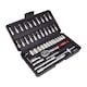 Trusa de scule cu 46 piese NEXTLY, surubelnita, clichet, tubulare, biti, torx, imbus, prelungitor, negru