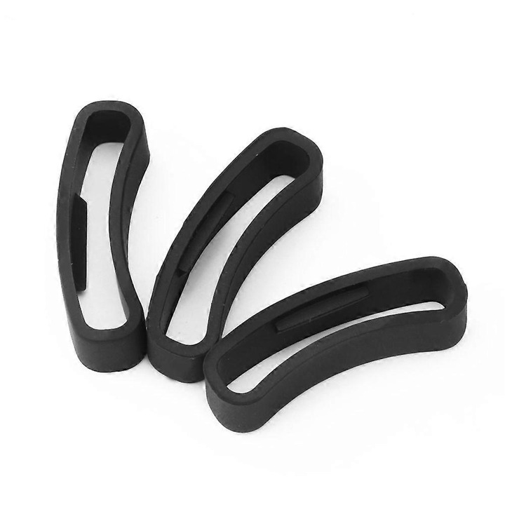 Set 3 inele de prindere curea ceas, accesorii pentru repararea ceasurilor, silicon, ajustabile