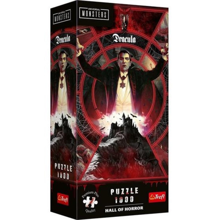 Trefl 1000 части Premium Plus пъзел - Зала на ужасите - Дракула (12109)