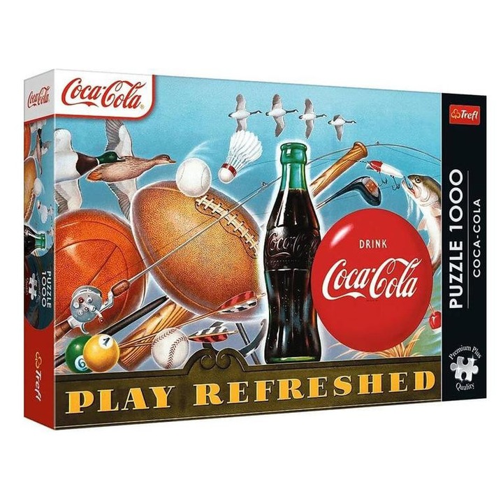 Trefl 1000 db-os Premium Plus puzzle - Coca-Cola - Frissülj fel! (12101)