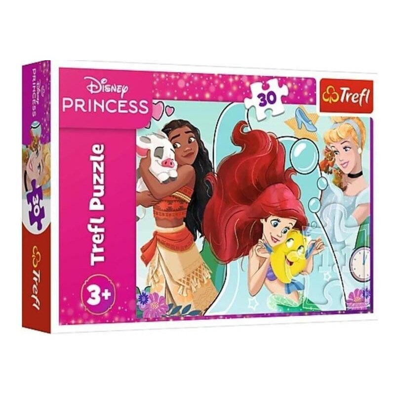 Puzzle Trefl 30 Disney Princess Printese Frumoase Si Curajoase - eMAG.ro