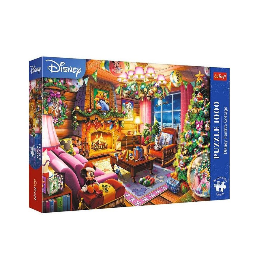 Trefl 1000 db-os Premium Plus puzzle - Disney karácsonyi szoba (10916 ...