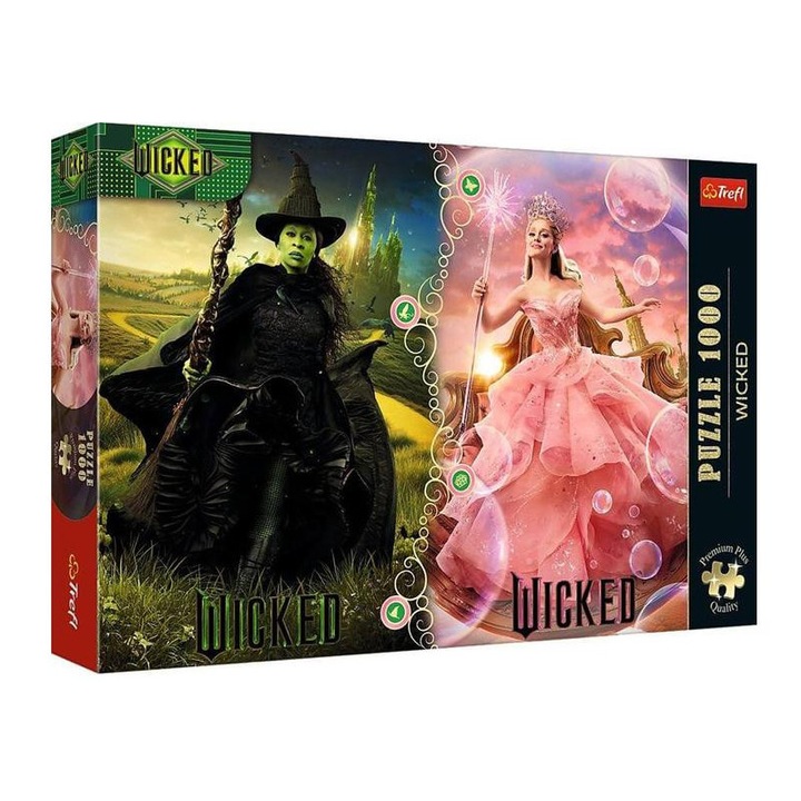 Trefl 1000 db-os Premium Plus puzzle - Wicked - Elphaba és Glinda (12090)