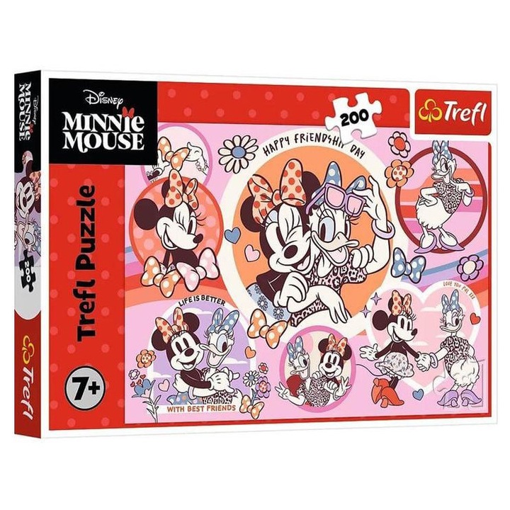 Пъзел Trefl от 200 части - Мини и Дейзи (13343)