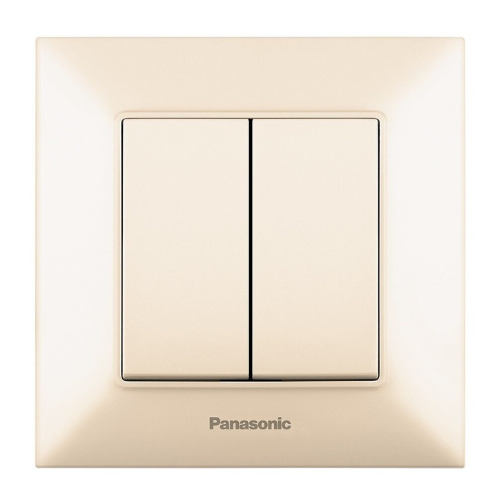 Comutator simplu Panasonic Arkedia Slim, 10AX, 250V, bej