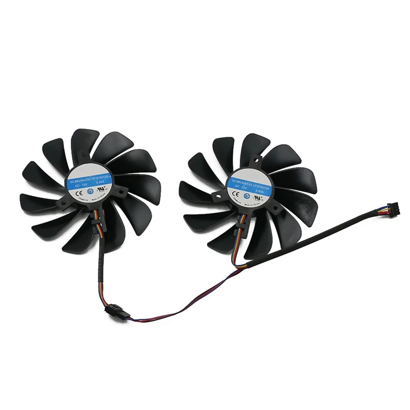 Ventilateur De Carte Graphique 4Pin FDC10U12S9-C 12V 0.45A Ventilateur VGA Pour XFX Radeon RX