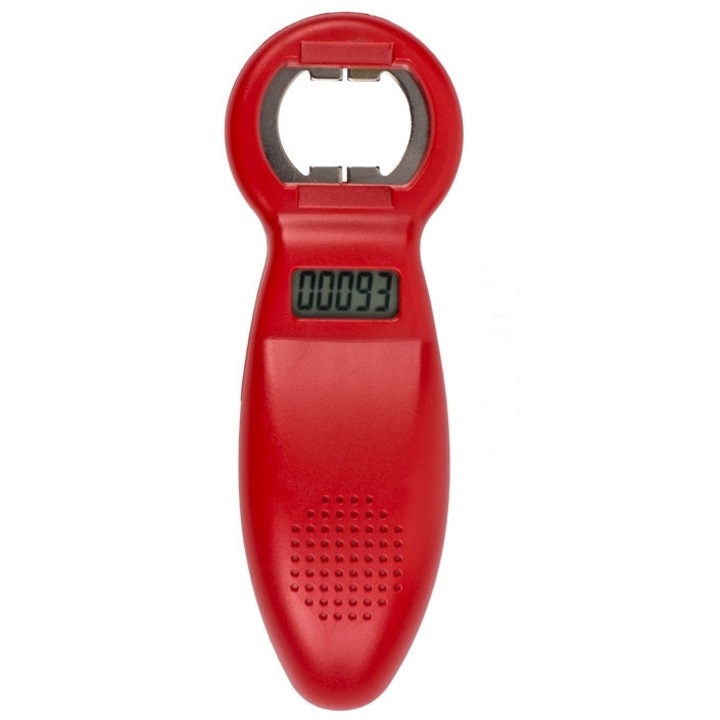 Отварачка за бутилки, GadgetMaster, цифров брояч, червен