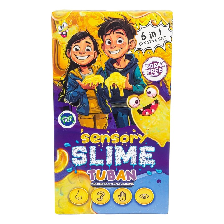 Set pasta senzoriala 6 in 1, Tuban, multicolor