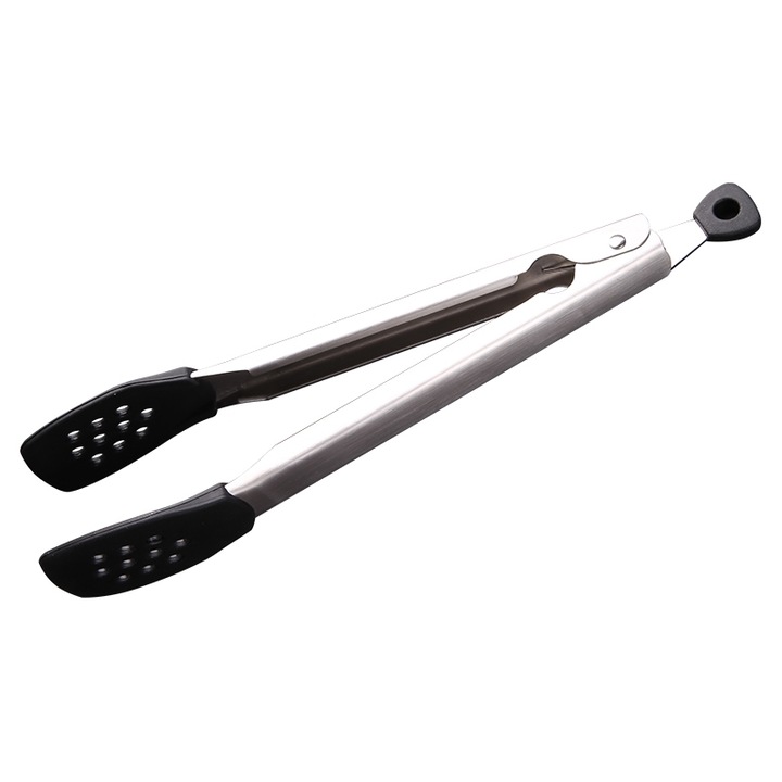 Cleste de gratar din inox cu silicon rezistent la temperaturi ridicate